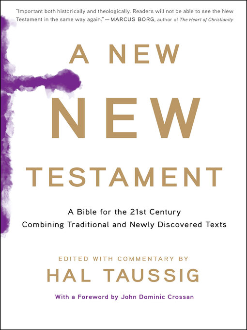 Title details for A New New Testament by Hal Taussig - Available